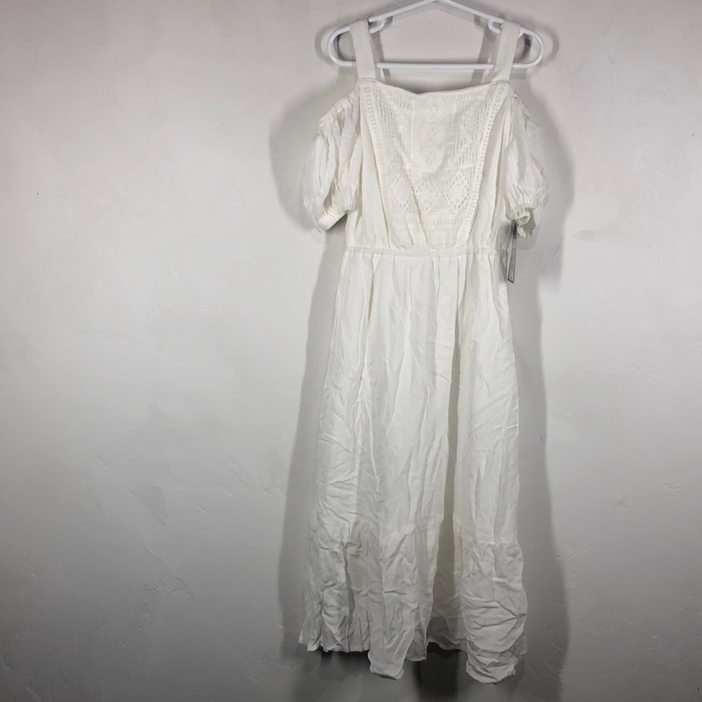 NWT Art Class white boho lace dress size small